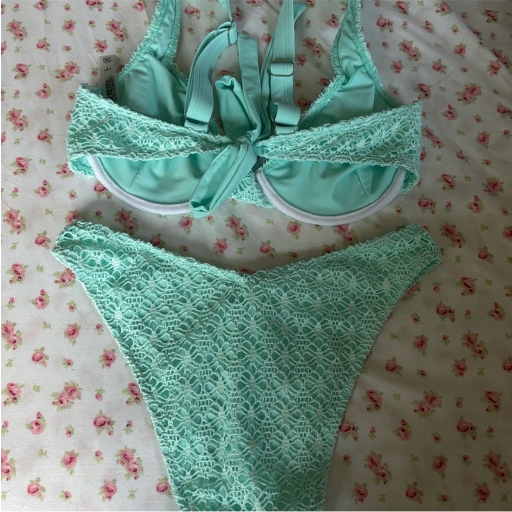 Berlook Mint Lace Bikini Set - image 5